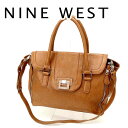 【スプリングセール】ナインウエスト ハンドバッグ バック 2WAYショルダー ブラウン NINE WEST 【ナインウエスト】 d1219s 【中古】