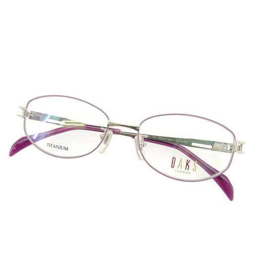 【スプリングセール】ダックス 眼鏡 メガネ 展示品 ピンク×パープル DAKS 【ダックス】 t1596s 【中古】 【スプリングセール】ダックス 眼鏡 メガネ 展示品 ピンク×パープル DAKS 【ダックス】 t1596s 【中古】