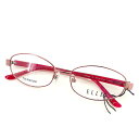 エル メガネ 眼鏡 度なし ピンク ELLE 【エル】 t2113s 【中古】