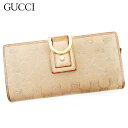 【春の大感謝祭 30％OFF】グッチ 長財布 Wホック マイクロGG ピンク キャンバス×レザー Gucci 【グッチ】 t10482s 【中古】