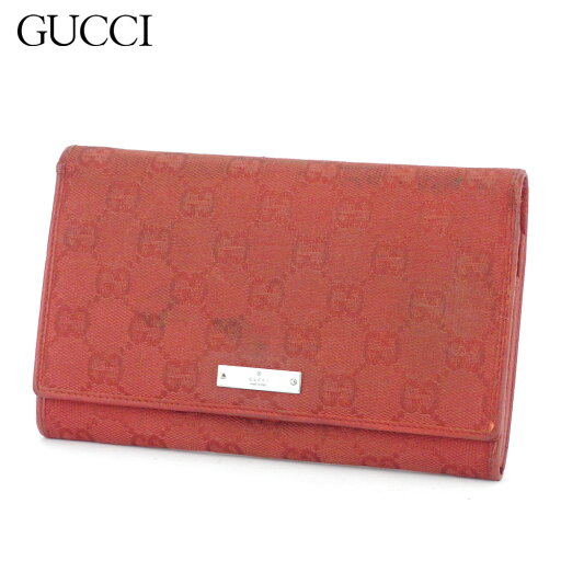 【スプリングセール】グッチ 長財布 がま口 ファスナー付き 財布 レディース メンズ GGキャンバス レッド シルバー キャンバス×レザー GUCCI 【グッチ】 t10538s 【中古】 【スプリングセール】グッチ 長財布 がま口 ファスナー付き 財布 レディース メンズ GGキャンバス レッド シルバー キャンバス×レザー GUCCI 【グッチ】 t10538s 【中古】