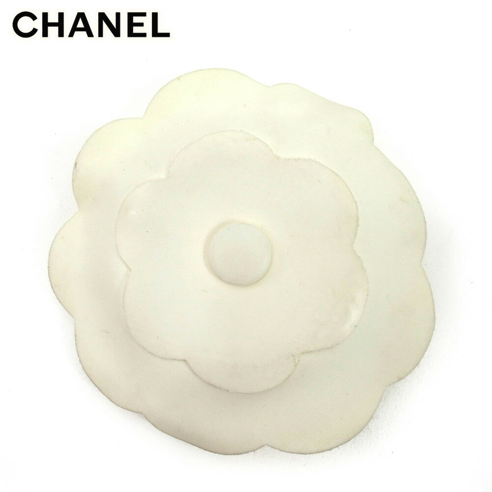 【スプリングセール30％OFF】シャネル コサージュ アクセサリー レディース カメリア ホワイト 白 CHANEL 【シャネル】 t16698s 【中古】