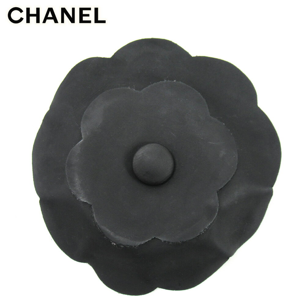 【スプリングセール】シャネル コサージュ アクセサリー レディース カメリア ブラック CHANEL 【シャネル】 T16699 【中古】