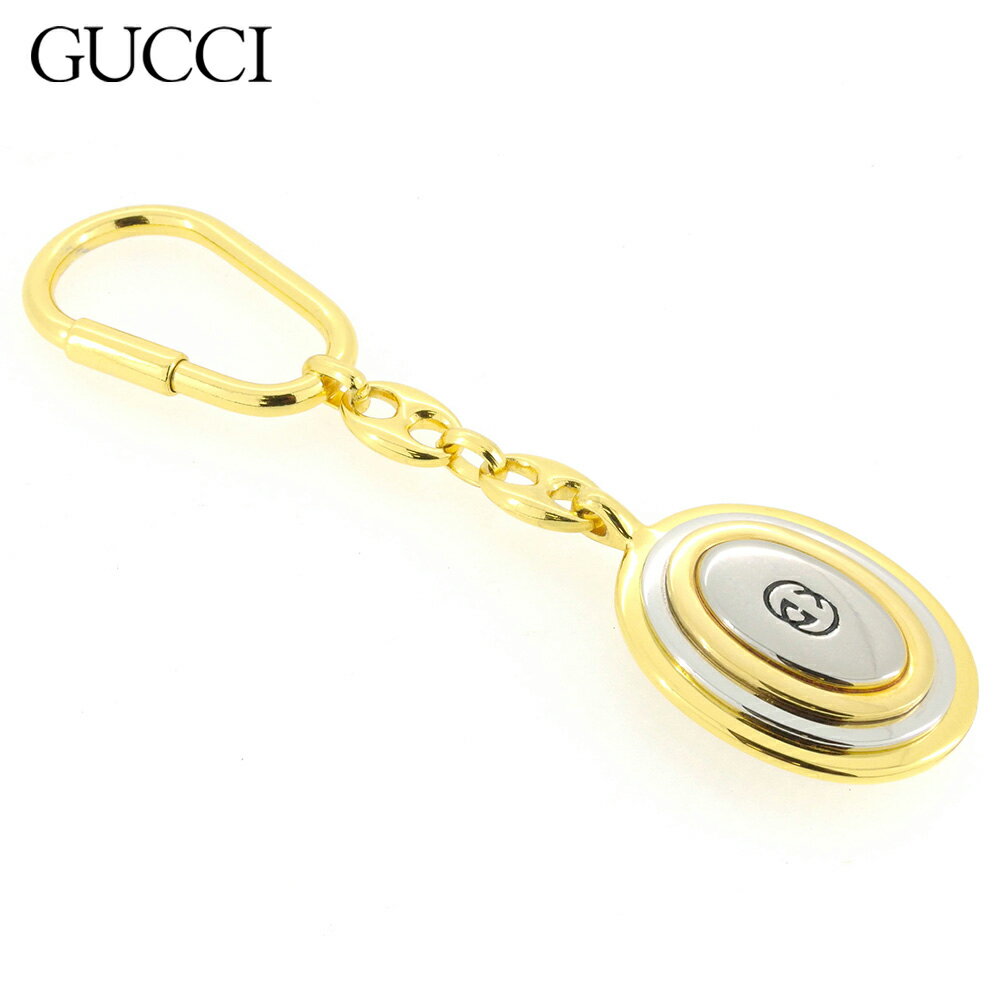 【スプリングセール30％OFF】グッチ キーホルダー キーリング レディース メンズ ゴールド Gucci 【グッチ】 t16882s 【中古】