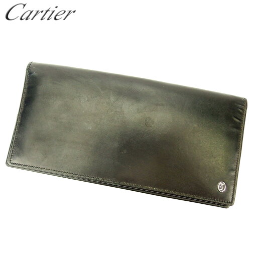 【スプリングセール】カルティエ 長財布 ファスナー付き 財布 パシャ ブラック シルバー レザー Cartier 長サイフ サイフ 収納ブランド財布 ユニセックス 小物 【カルティエ】 T17025 【中古】 【スプリングセール】カルティエ 長財布 ファスナー付き 財布 パシャ ブラック シルバー レザー Cartier 長サイフ サイフ 収納ブランド財布 ユニセックス 小物 【カルティエ】 T17025 【中古】
