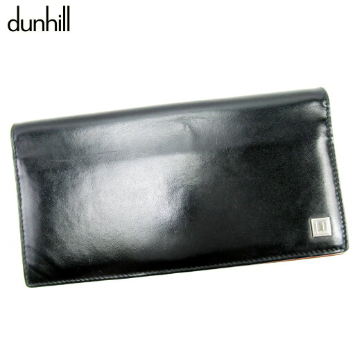 【スプリングセール】ダンヒル 長札入れ 長財布 ブラック ブラウン レザー Dunhill 【ダンヒル】 t17240s 【中古】 【スプリングセール】ダンヒル 長札入れ 長財布 ブラック ブラウン レザー Dunhill 【ダンヒル】 t17240s 【中古】