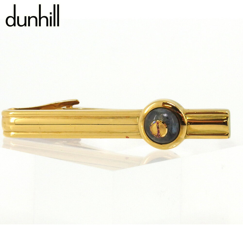 【スプリングセール30％OFF】ダンヒル カフス カフリンクス メンズ ワニロ式 dマーク ゴールド ブラック ゴールド金具 dunhill 【ダンヒル】 t17358s 【中古】