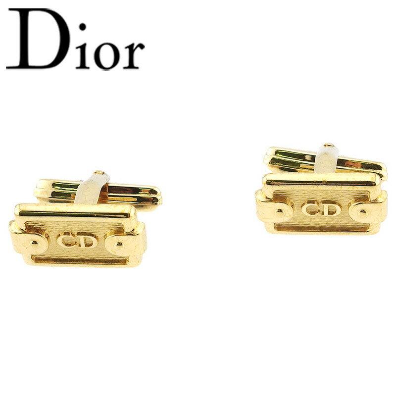 【楽天スーパーSALE 最大50%OFF】【中古】 クリスチャン ディオール カフス アクセサリー メンズ ゴールドメッキ Christian Dior H95...