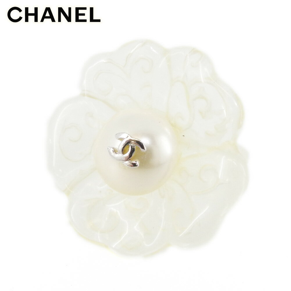 【スプリングセール30％OFF】シャネル 指輪 リング レディース ココマーク ホワイト 白 CHANEL 【シャネル】 T17842 【中古】