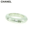 【春の大感謝祭 30％OFF】シャネル 指輪 リング レディース メンズ ロゴ シルバー シルバー925 CHANEL 【シャネル】 T17843 【中古】