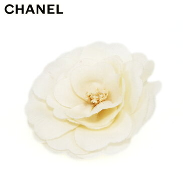 【中古】 シャネル コサージュ ブローチ レディース フラワー 花 カメリア ホワイト 白 CHANEL B1108