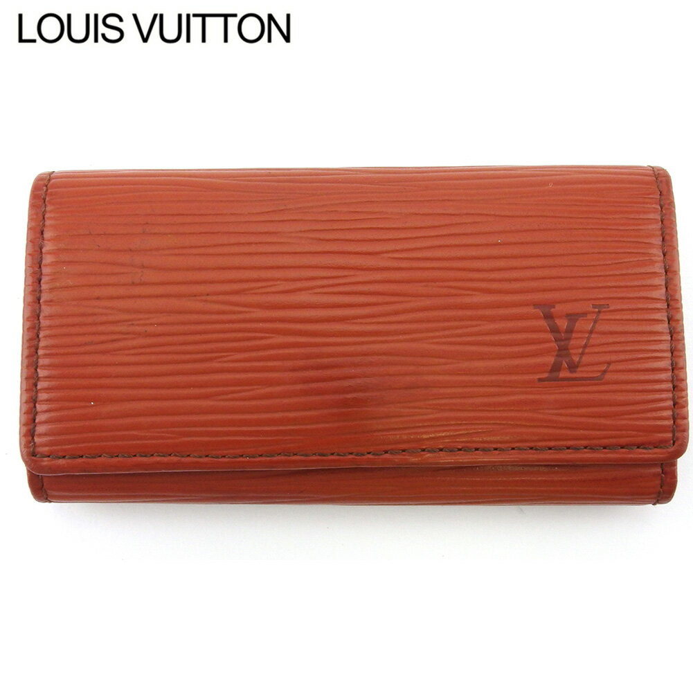 【4000円オフクーポン】 【中古】 ルイ ヴィトン Louis Vuitton キーケース 4連キーケース エピ レディース メンズ ミュルティクレ4 t18867_b