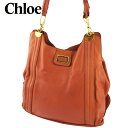 【春の大感謝祭 30％OFF】クロエ トートバッグ トート ショルダーバッグ レディース イレーヌ ブラウン ゴールド レザー Chloe l3492s 【中古】