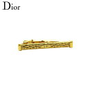 【スプリングセール】ディオール タイピン ネクタイピン メンズ ワニロ式 CDマーク ゴールド ゴールド金具 Dior L3634 【中古】