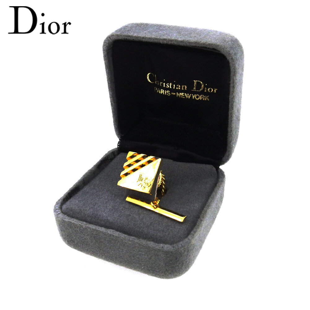 【スプリングセール30％OFF】ディオール タイピン ネイクタイピン メンズ タイタック ロゴ ゴールド ゴールド金具 Dior T20249 【中古】