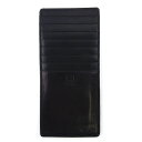 【スプリングセール】【中古】 アイムプロダクト イッセイミヤケ カードケース メンズ ロゴ ブラック レザー im product ISSEY MIYAKE T...