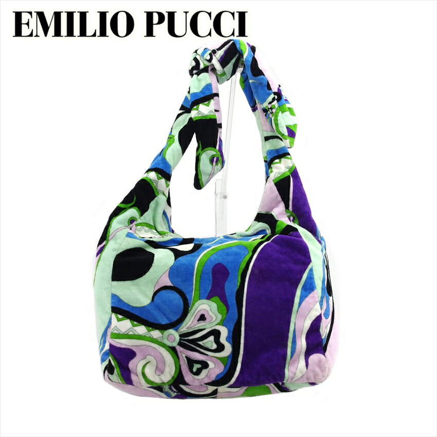 【スプリングセール30％OFF】エミリオ プッチ ショルダーバッグ ワンショルダー レディース パイル EMILIO PUCCI t21044s 【中古】