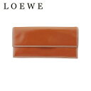 【春の大感謝祭 30％OFF】【中古】 ロエベ クラッチバッグ セカンドバッグ メンズ可 ブラウンベージュ レザー LOEWE H928