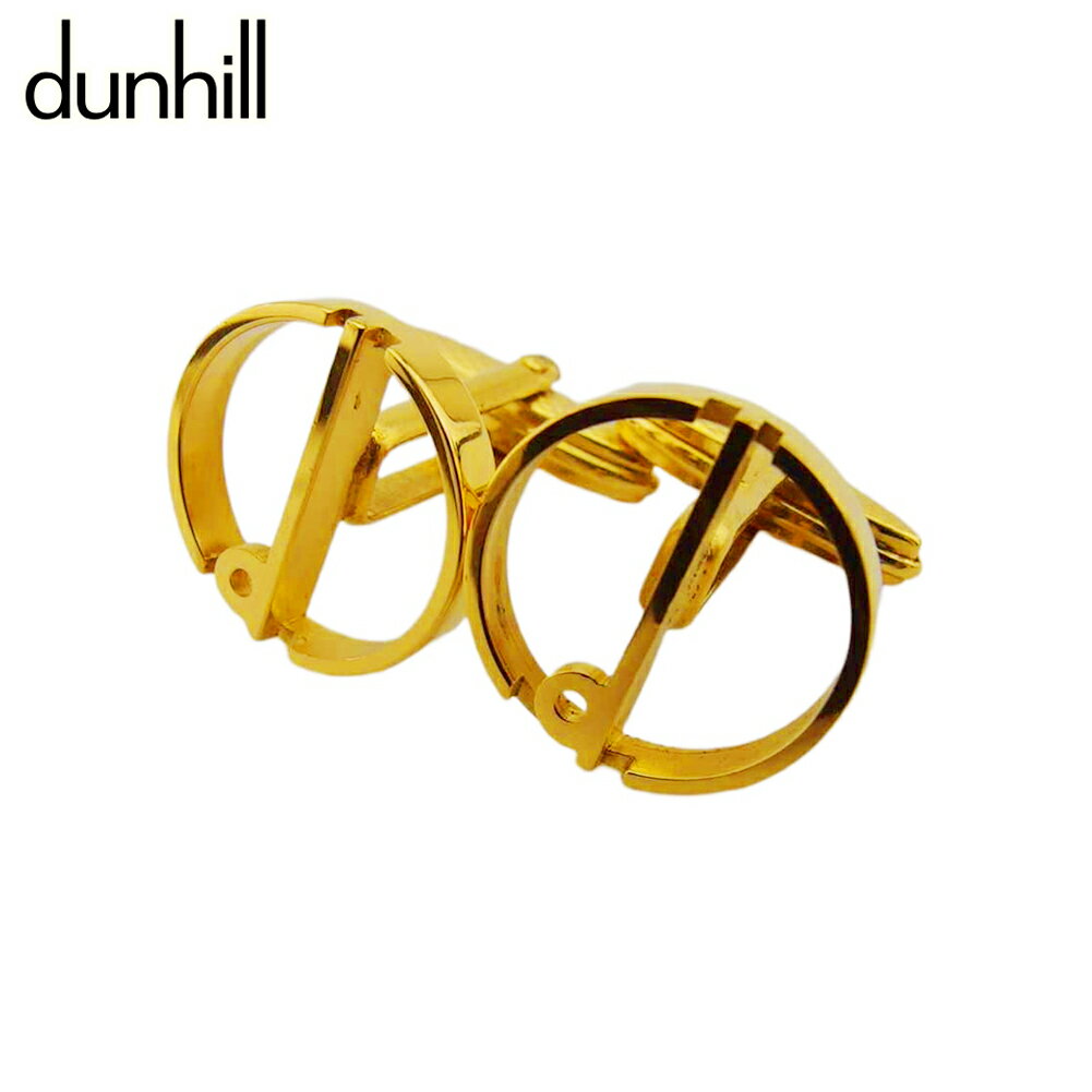【楽天スーパーSALE 最大50%OFF】【中古】 ダンヒル カフス アクセサリー メンズ可 ゴールド dunhill T22810 ブランド ハイブランド ヴ...