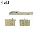 【スプリングセール】【中古】 ダンヒル カフス タイピン シルバー×ゴールド シルバー・ゴールドメッキ dunhill T23689