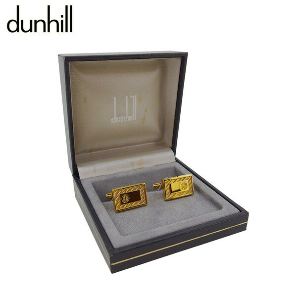【楽天スーパーSALE 最大50%OFF】【中古】 ダンヒル カフス アクセサリー ゴールドメッキ dunhill T23719 ブランド ハイブランド ヴィン...