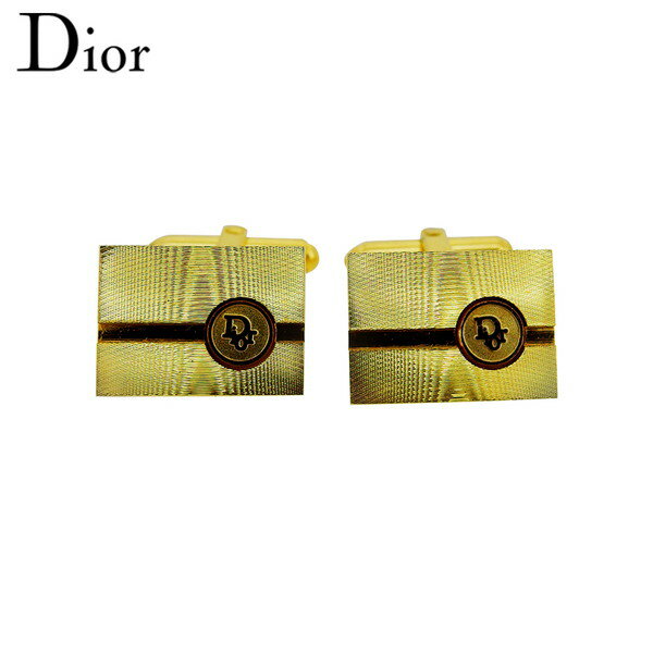 【楽天スーパーSALE 最大50%OFF】【中古】 クリスチャン ディオール カフス アクセサリー ゴールド GP Christian Dior T23872 ...