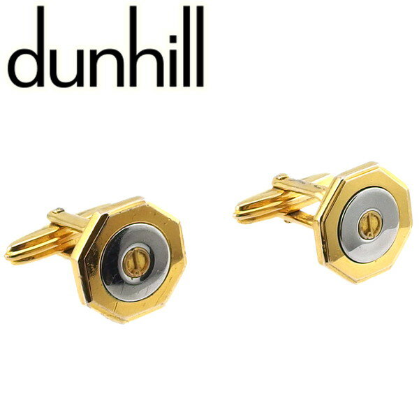 【スプリングセール】【中古】 ダンヒル カフス アクセサリー メンズ ゴールド×シルバー ゴールドメッキ×シルバー素材 dunhill T24226