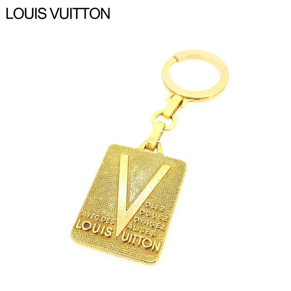 【スプリングセール30％OFF】ルイ ヴィトン キーホルダー キーリング ゴールド GP Louis Vuitton 【ルイ・ヴィトン】 l2845s 【中古】