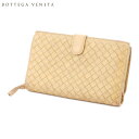 【スプリングセール】ボッテガ ヴェネタ 長財布 ラウンドファスナー 財布 イントレチャート ベージュ レザー BOTTEGA VENETA 【ボッテガ・ヴェネタ】 t9896s 【中古】(4)