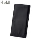 【スプリングセール30％OFF】ダンヒル 長札入れ 札入れ メンズ オックスフォード ブラック ゴールド レザー dunhill 【ダンヒル】 t9998s 【中古】