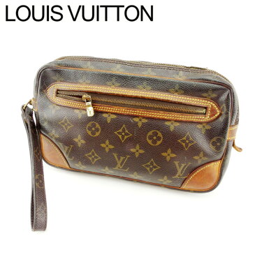 【中古】 ルイヴィトン Louis Vuitton セカンドバッグマルリードラゴンヌGM モノグラム PVC×レザー F112