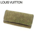 【春の大感謝祭 30％OFF】ルイヴィトン Louis Vuitton キーケース 4連キーケース レディース ミュルティクレ4 TSTカーキ 【ルイ・ヴィトン】 G909 【中古】