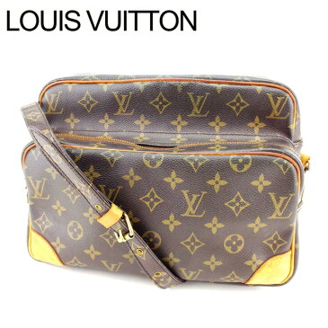 【中古】 ルイヴィトン Louis Vuitton ショルダーバッグ 斜め掛けショルダー ナイル モノグラム レディース メンズ ブラウン M45244クリスマス プレゼント バック ブランド 人気 収納 在庫一掃 1点物 兼用 男性 女性 良品 夏 M743