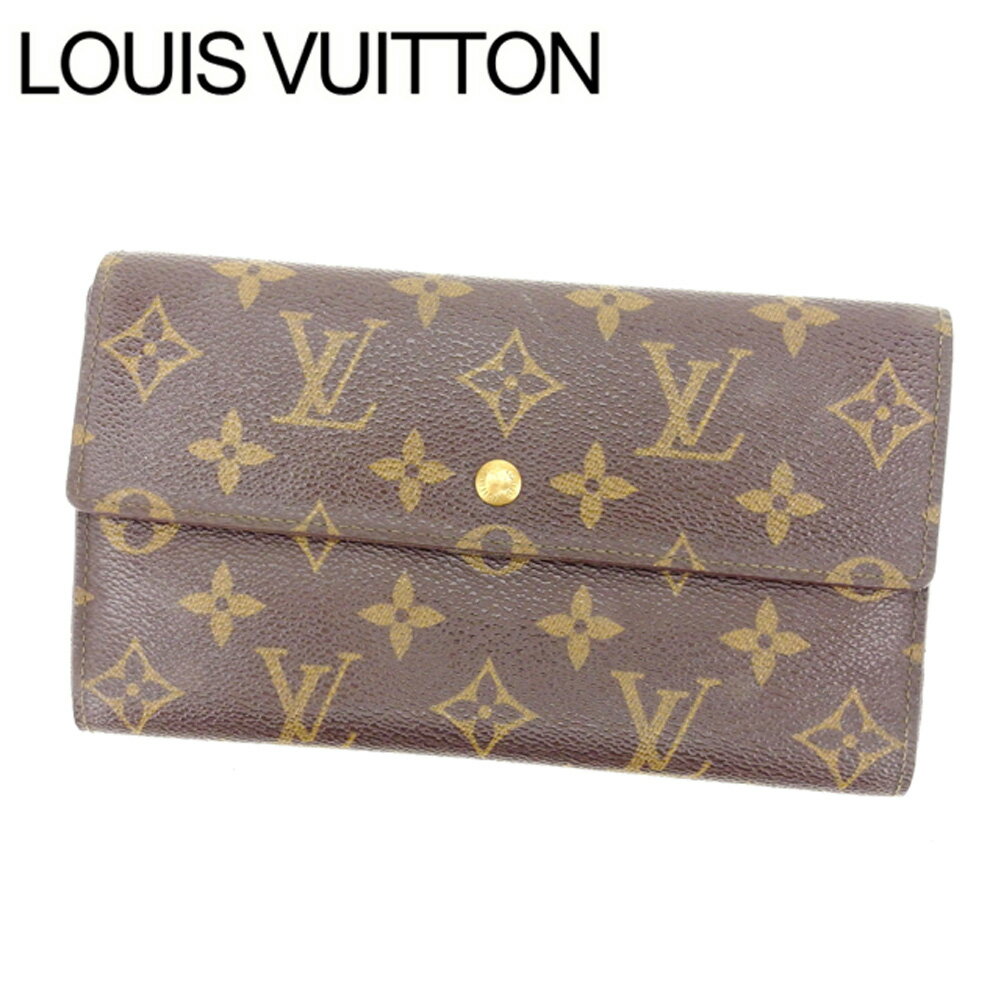 【スプリングセール30％OFF】ルイヴィトン 三つ折り財布 ポルトトレゾールインターナショナル モノグラム PVC×レザ- Louis Vuitton 【ルイ・ヴィトン】 t15824s 【中古】