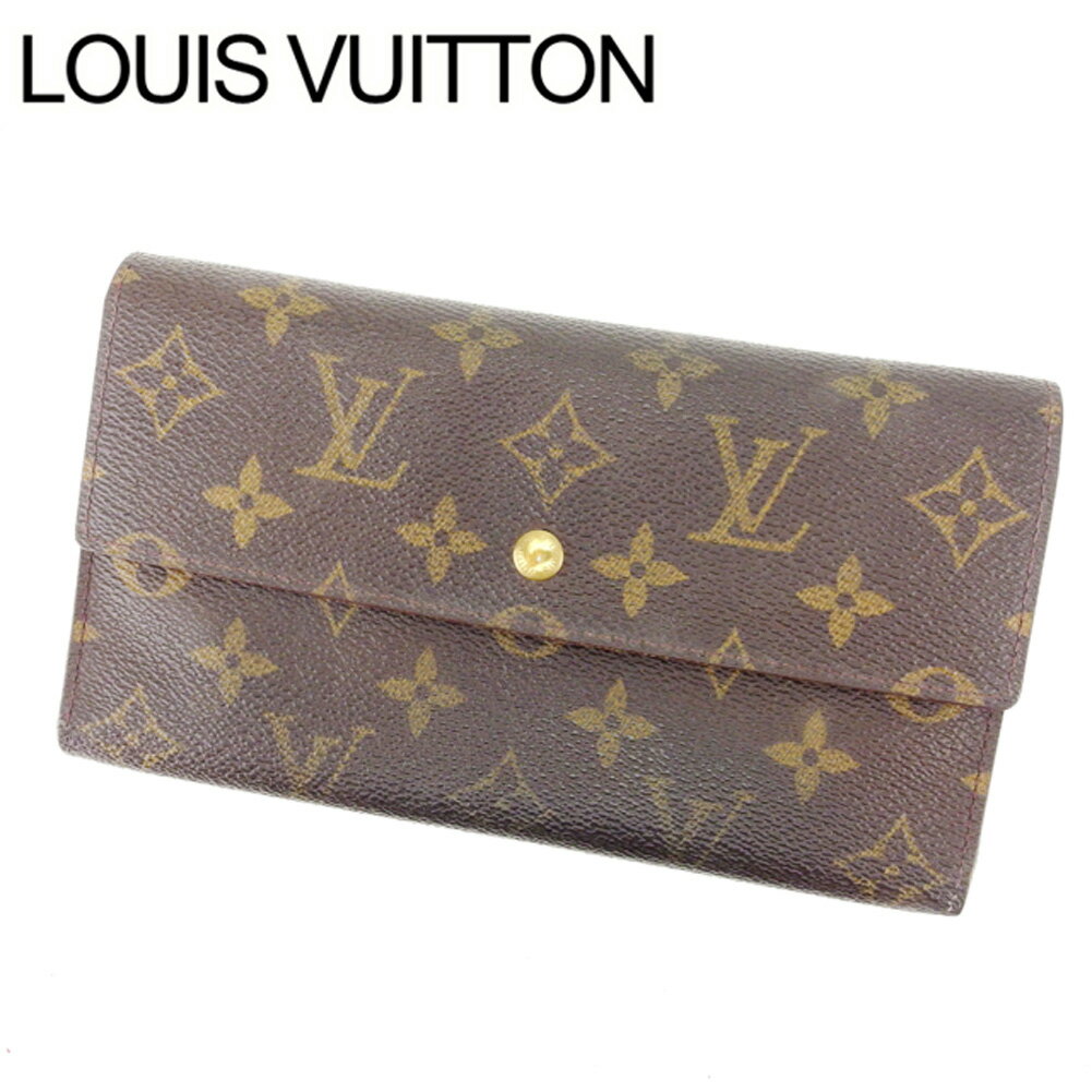 【スプリングセール30％OFF】ルイヴィトン 三つ折り財布 ポルトトレゾールインターナショナル モノグラム PVC×レザ- Louis Vuitton 【ルイ・ヴィトン】 t15893s 【中古】