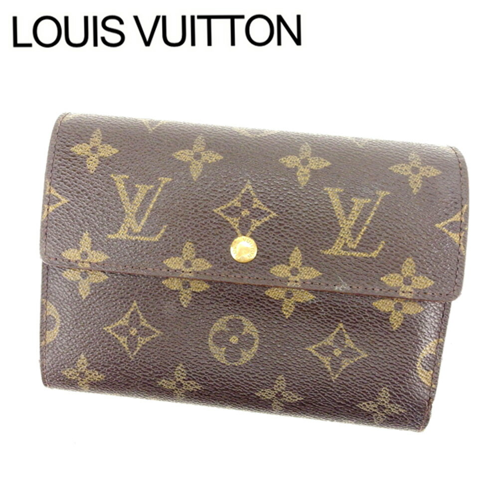 【スプリングセール30％OFF】ルイヴィトン 三つ折り財布 ポルトトレゾールエテュイパピエ モノグラム PVC×レザ- Louis Vuitton 【ルイ・ヴィトン】 t11546s 【中古】