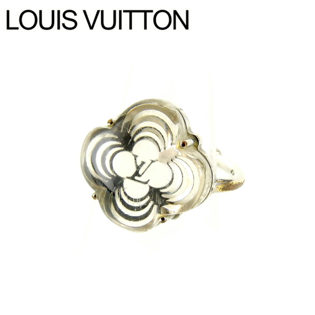 【スプリングセール30％OFF】ルイヴィトン Louis Vuitton 指輪 リング アクセサリー レディース バーグアラフォリ グリ(シルバー) レジン×シルバ-メッキ 【ルイ・ヴィトン】 T14190 【中古】