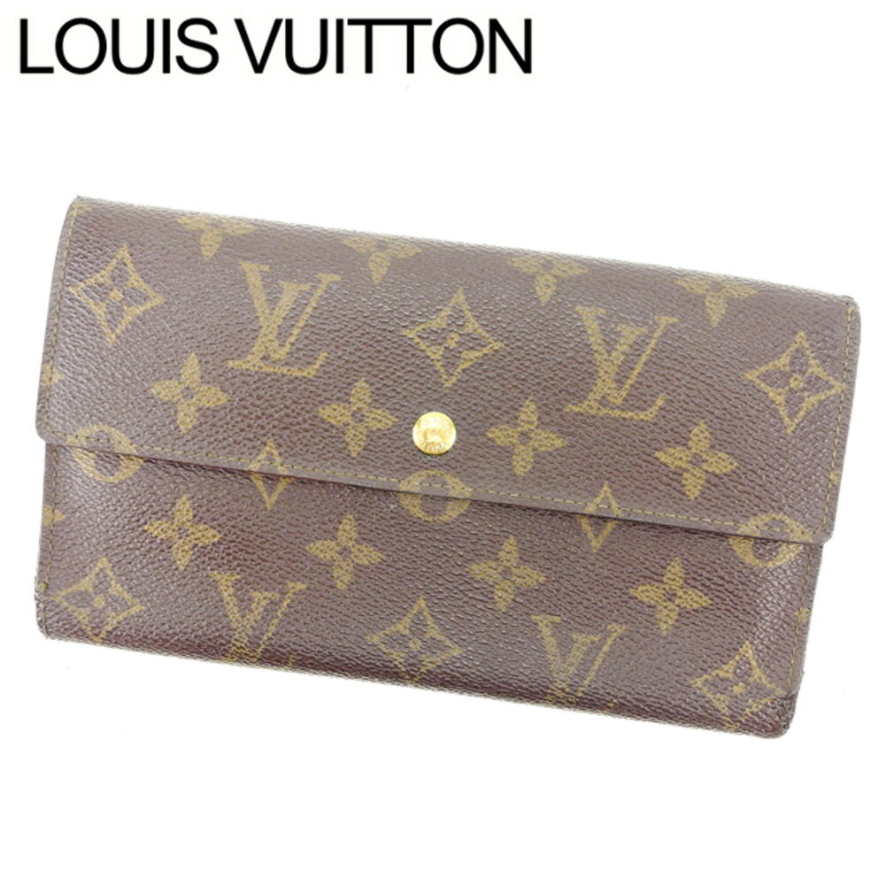 【スプリングセール30％OFF】ルイヴィトン 三つ折り財布 ポルトトレゾールインターナショナル モノグラム PVC×レザ- Louis Vuitton 【ルイ・ヴィトン】 t12911s 【中古】