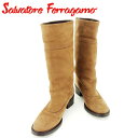 yt̑労Ӎ 30OFFzT@g[ tFK Salvatore Ferragamo u[c V[Y C fB[X 7C K`[jxg uE S[h kobN U[ ytFKz T7704 yÁz