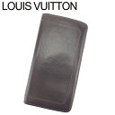 【春の大感謝祭 30％OFF】ルイ ヴィトン Louis Vuitton 長札入れ 長財布 レディース メンズ ポルトバルール・カルトクレディ ブラウン レザー 【ルイ・ヴィトン】 T8127 【中古】