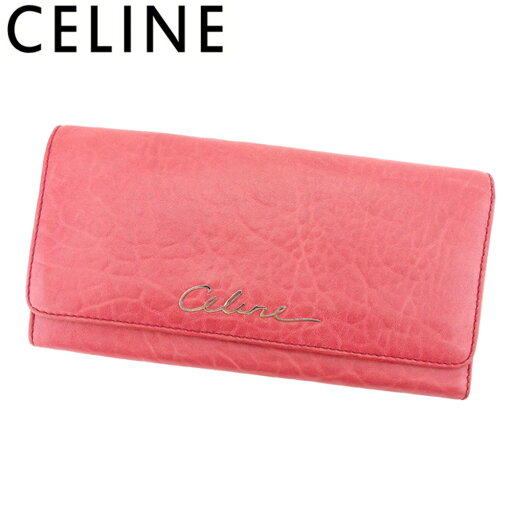 【スプリングセール】セリーヌ 長財布 ファスナー付き 長財布 ピンク レザー Celine 長サイフ サイフ 収納ブランド財布 ユニセックス 小物 【セリーヌ】 T8135 【中古】 【スプリングセール】セリーヌ 長財布 ファスナー付き 長財布 ピンク レザー Celine 長サイフ サイフ 収納ブランド財布 ユニセックス 小物 【セリーヌ】 T8135 【中古】