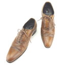 【スプリングセール】ランバン LANVIN シューズ 靴 メンズ #24ハーフ ブラウン レザー 【ランバン】 T8142 【中古】