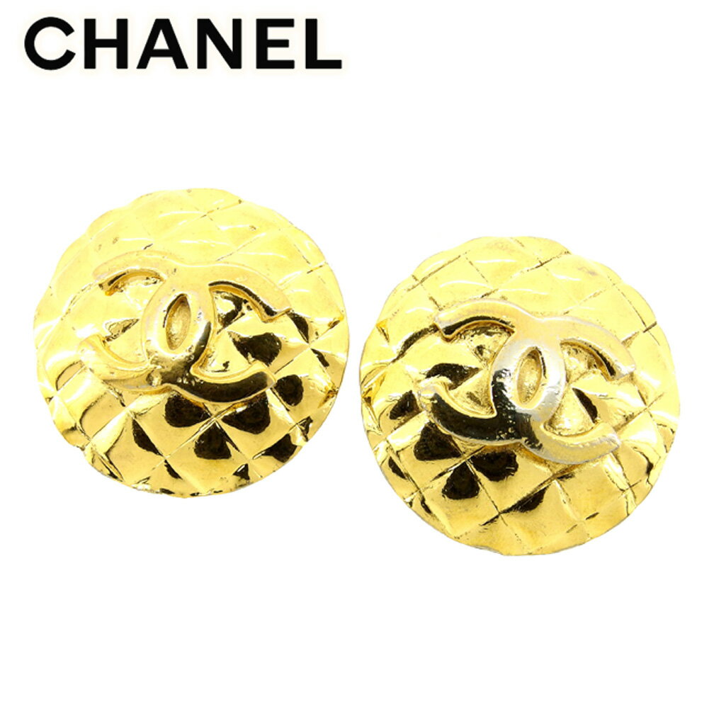 【スプリングセール30％OFF】シャネル イヤリング アクセサリー ココマーク ゴールド CHANEL 【シャネル】 q497s 【中古】