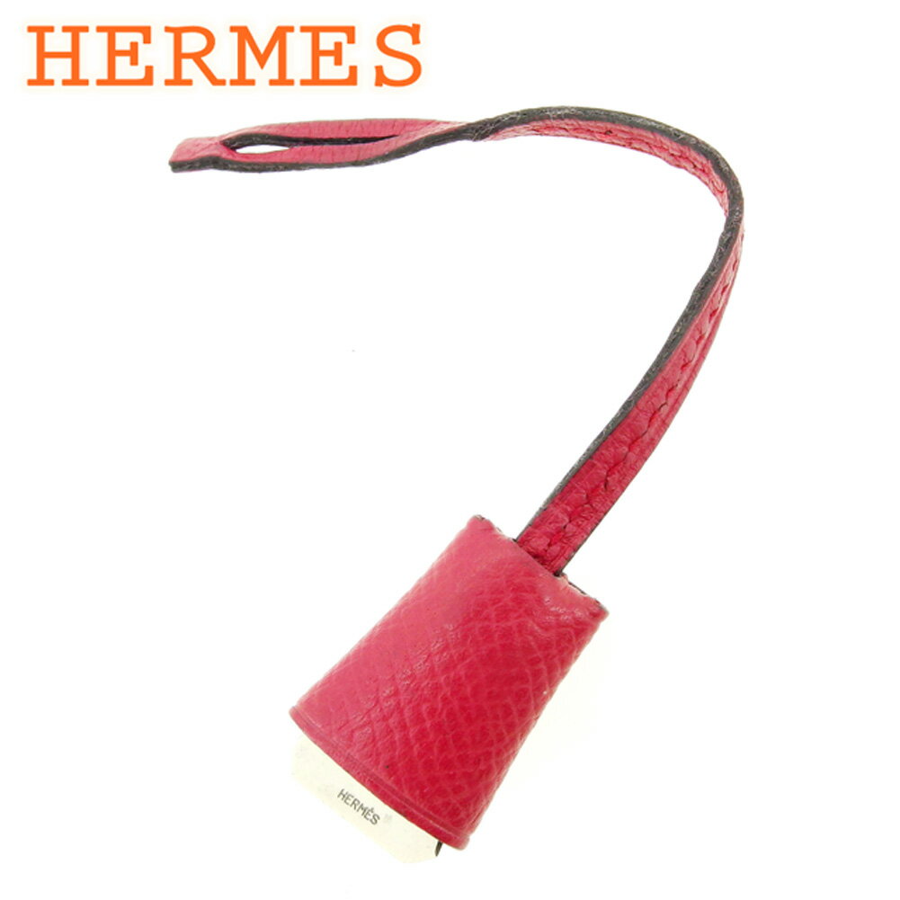 【スプリングセール30％OFF】エルメス HERMES バッグ バックチャーム キーホルダー ミニクロシェット レディース メンズ レッド クリスマス プレゼント バック 収納 兼用 【エルメス】 Q546 【中古】