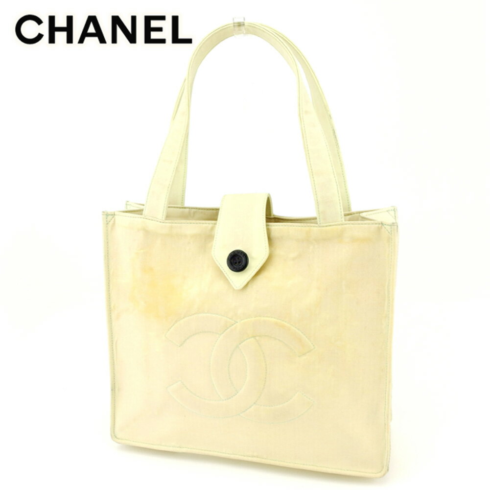 【スプリングセール30％OFF】シャネル トートバッグ バック ハンドバッグ バック ココマーク ベージュ ナイロン CHANEL 【シャネル】 t4369s 【中古】