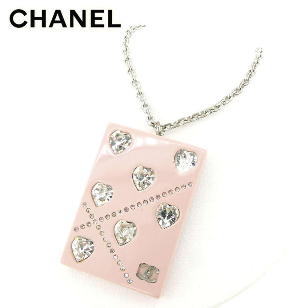 【スプリングセール30％OFF】シャネル CHANEL ネックレス アクセサリー レディース ピンク 【シャネル】 T7673 【中古】