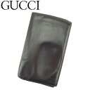 【春の大感謝祭 30％OFF】グッチ 長財布 ファスナー付き 財布 Gマーク ブラウン ブラック レザー GUCCI 長サイフ サイフ 収納 ユニセックス 小物 【グッチ】 F1440 【中古】