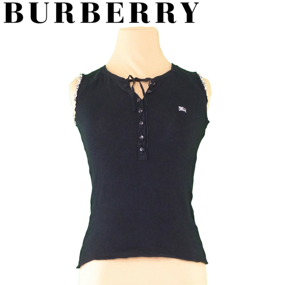 ڥץ󥰥30OFFۥСХ꡼ ֥롼졼٥ BURBERRY BLUE LABEL ȥåץ Ρ ǥ 38 ֥å ١  åȥ ڥСХ꡼ ֥롼졼٥ A1776 š