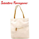 【スプリングセール】サルヴァトーレ フェラガモ トートバッグ バック ワンショルダー ピンク ブラウン レザー Salvatore Ferragamo 【フェラ...