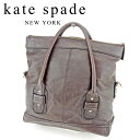 【スプリングセール】ケイト スペード トートバッグ バック トート ハンドバッグ バック ロゴ ブラウン ゴールド レザー kate spade 【ケイト・スペ...